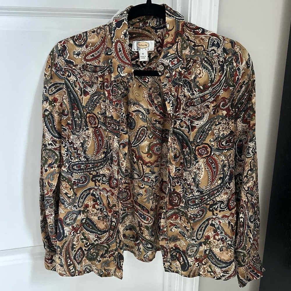 Silk Paisley Blouse